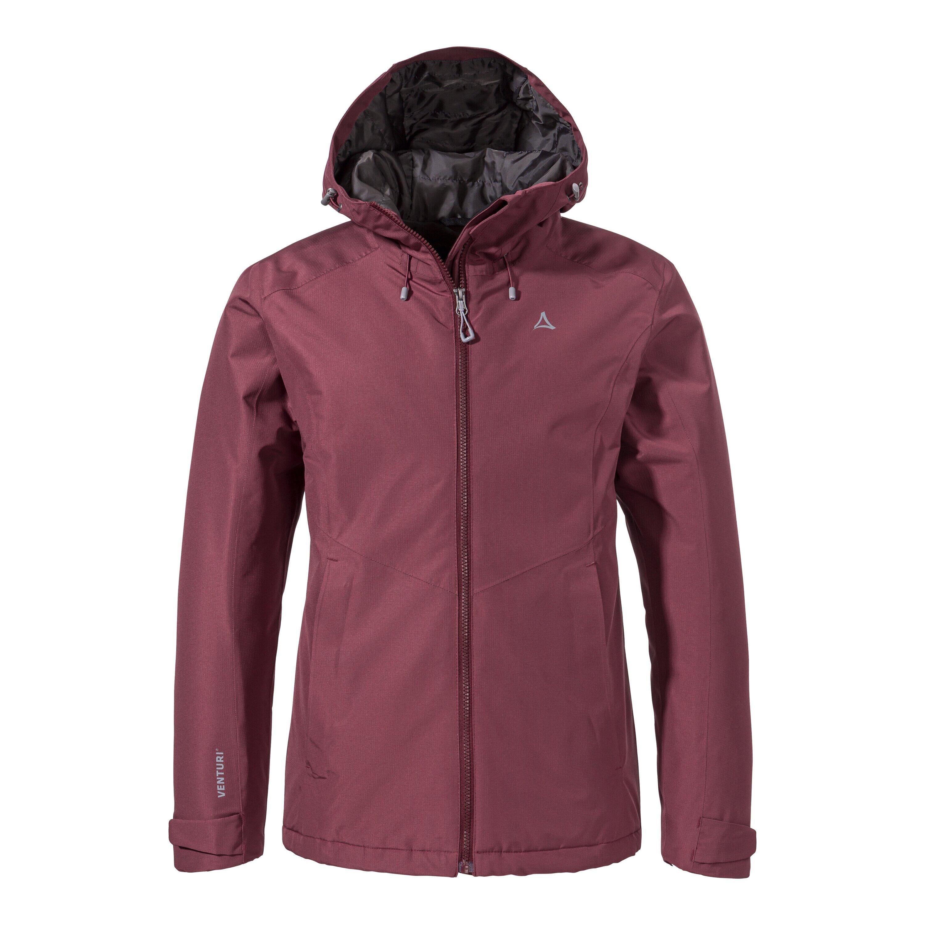 Funktionsjacke mit Kapuze - 3825-acai - Violett