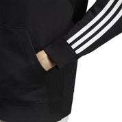 Sweatshirtjacke aus Baumwolle - BLACK/WHITE - Schwarz