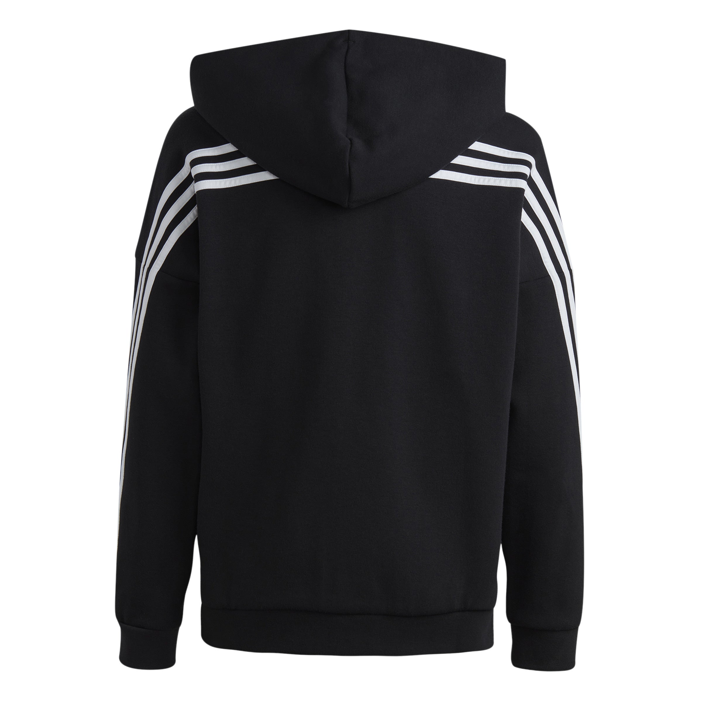 Sweatshirtjacke - BLACK/WHITE - Schwarz