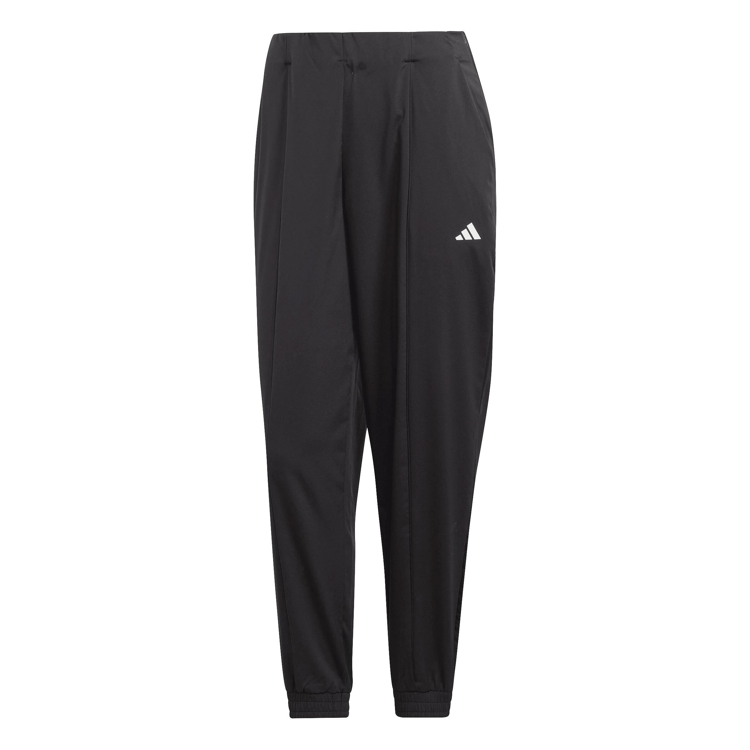 7/8-Jogginghose mit Logoprint - BLACK/WHITE - Schwarz