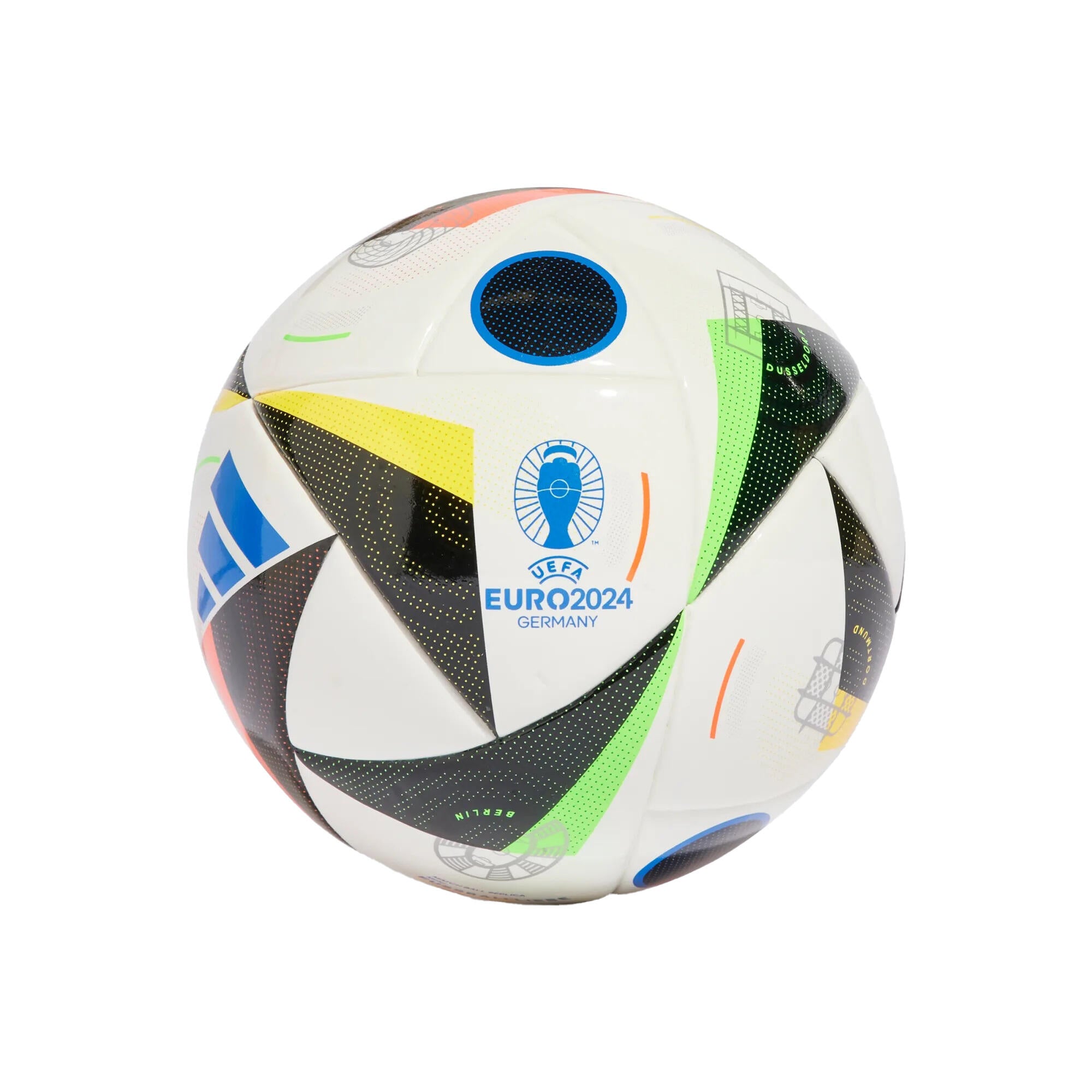 MINI EURO 24 Trainingsball - WHITE/BLACK/GLOBLU - Mehrfarbig