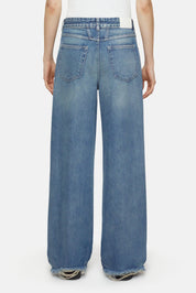 Jeans Nikka Wide Leg - DBL - Blau