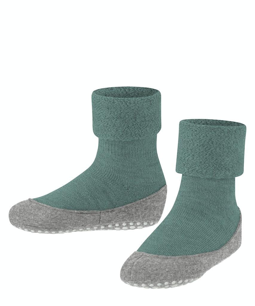 Hausschuhe Cosyshoe aus Wolle - 7248 dark jade - Grau | Grün