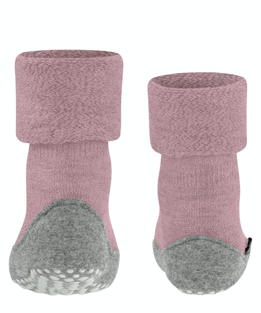 Hausschuhe Cosyshoe aus Wolle - 8770 brick - Rosa | Grau