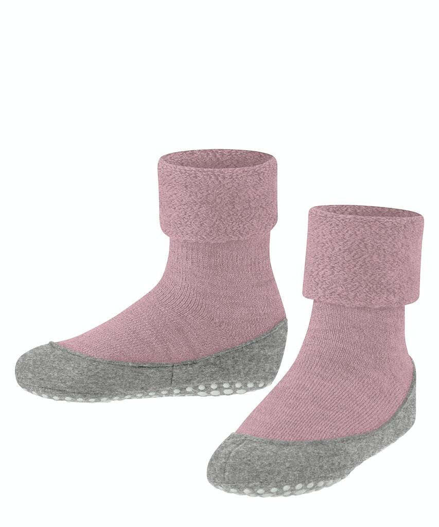 Hausschuhe Cosyshoe aus Wolle - 8770 brick - Rosa | Grau