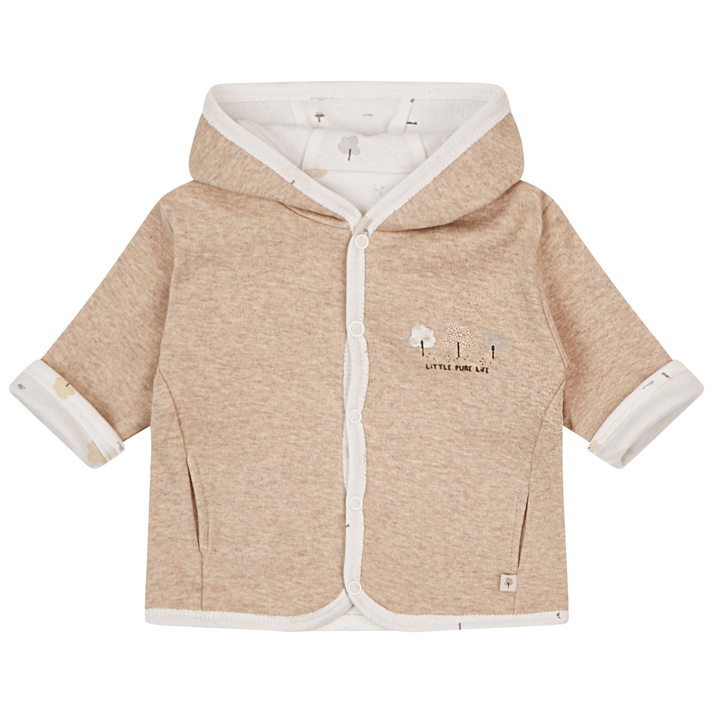 Wendejacke - 103 SOFT WHITE AOP - Beige | Creme