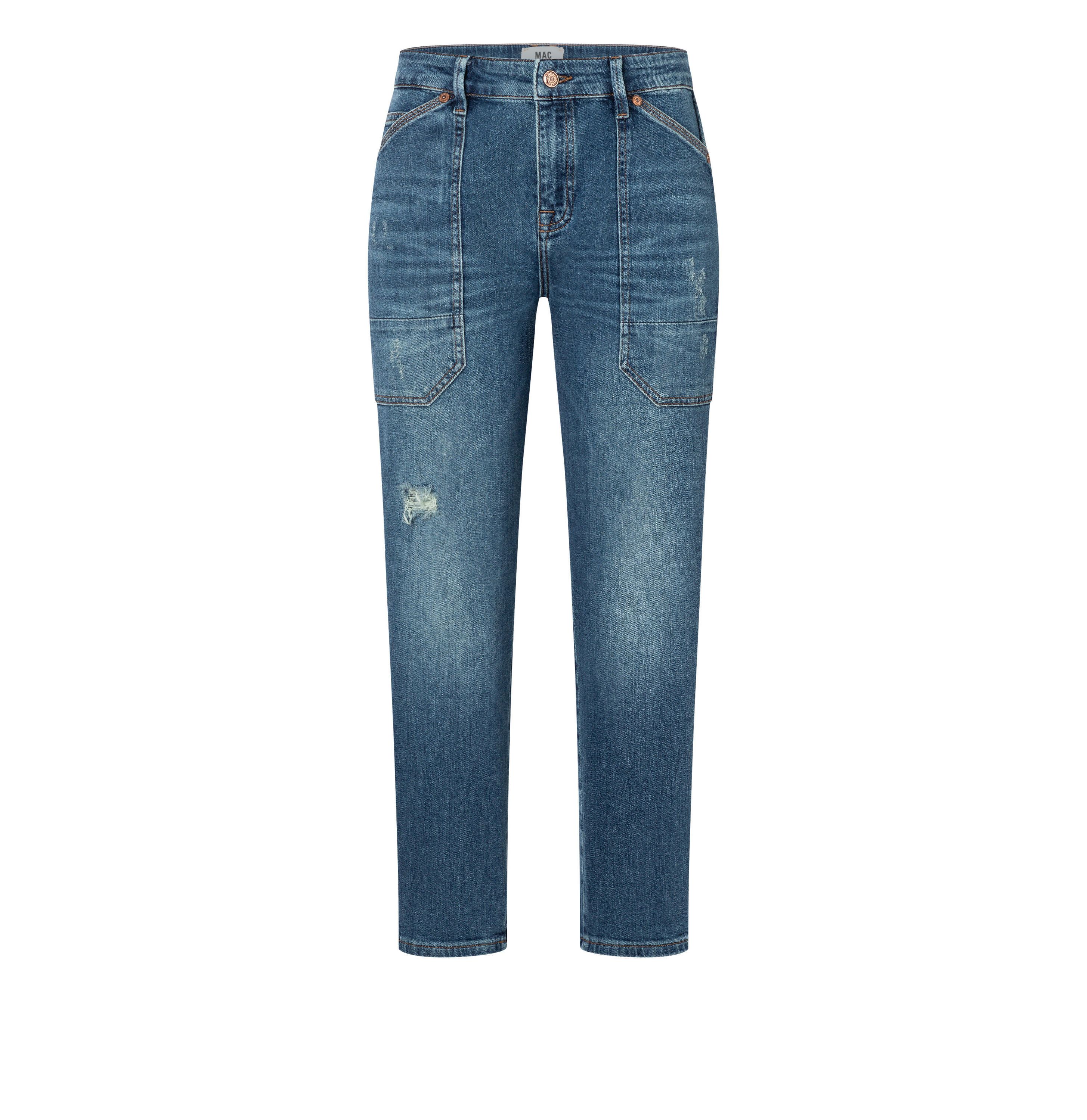 Loose Fit Jeans - D541 mid blue chic wash - Blau