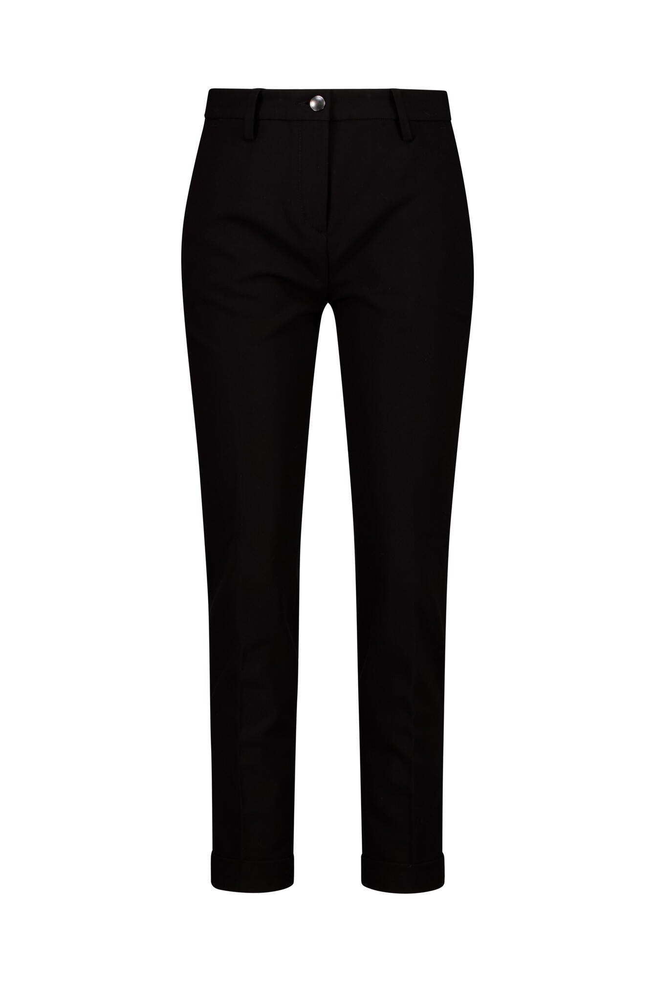 Hose Slim Fit - 090 black - Schwarz