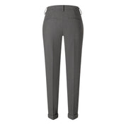 Faltenhose aus Viskosemix - 054M silver shadow melange - Grau