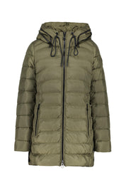 Lange Steppjacke - 0037 - Khaki