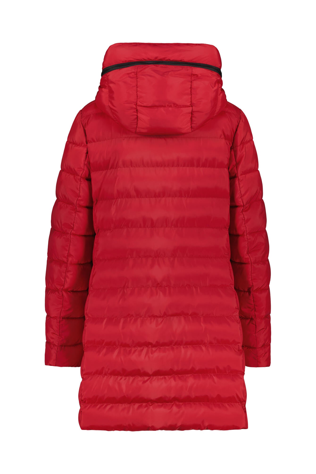 Lange Steppjacke - 0063 - Rot