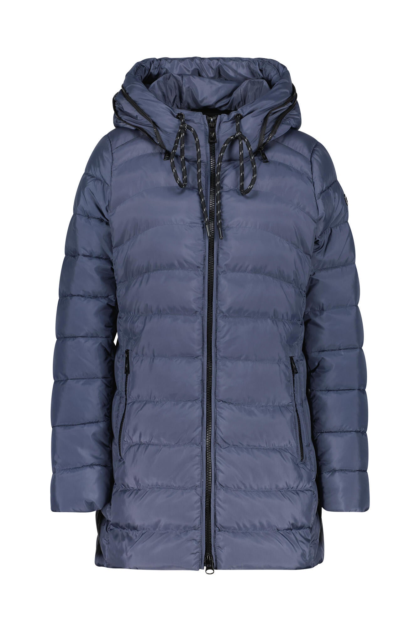 Lange Steppjacke - 0090 - Blau