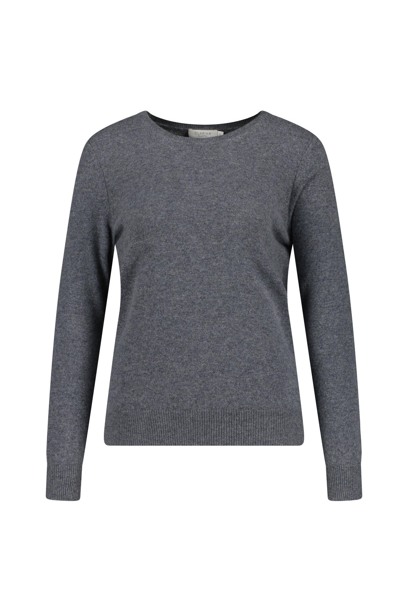 Kaschmir Pullover - 809 809 ASCHGRAU MEL. - Grau