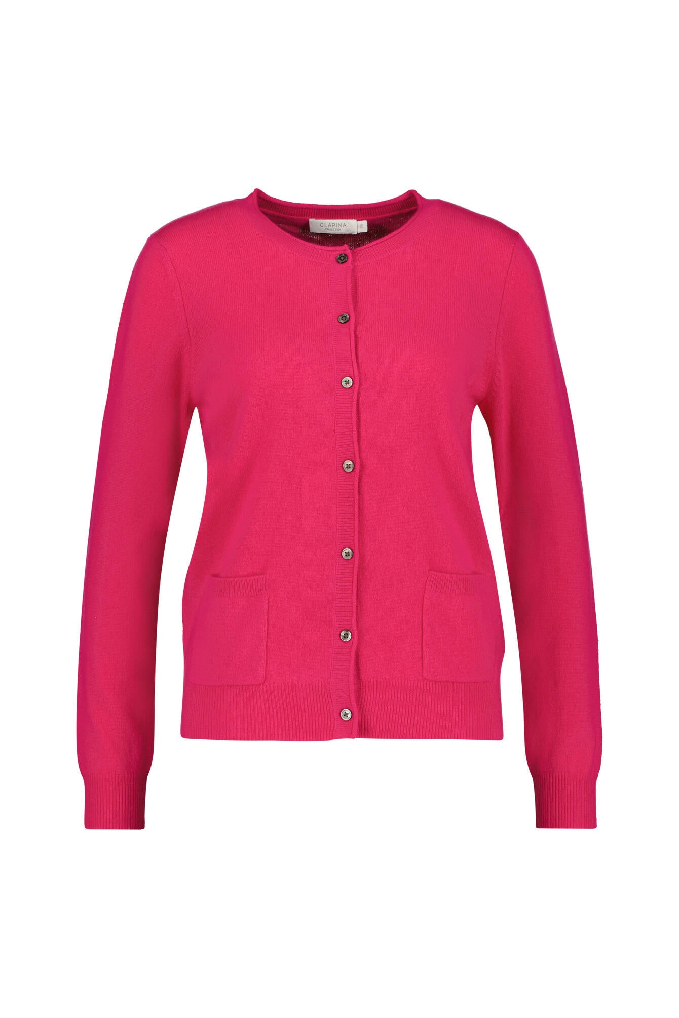 Strickjacke aus Kaschmir - 410 410 MAGENTA - Pink