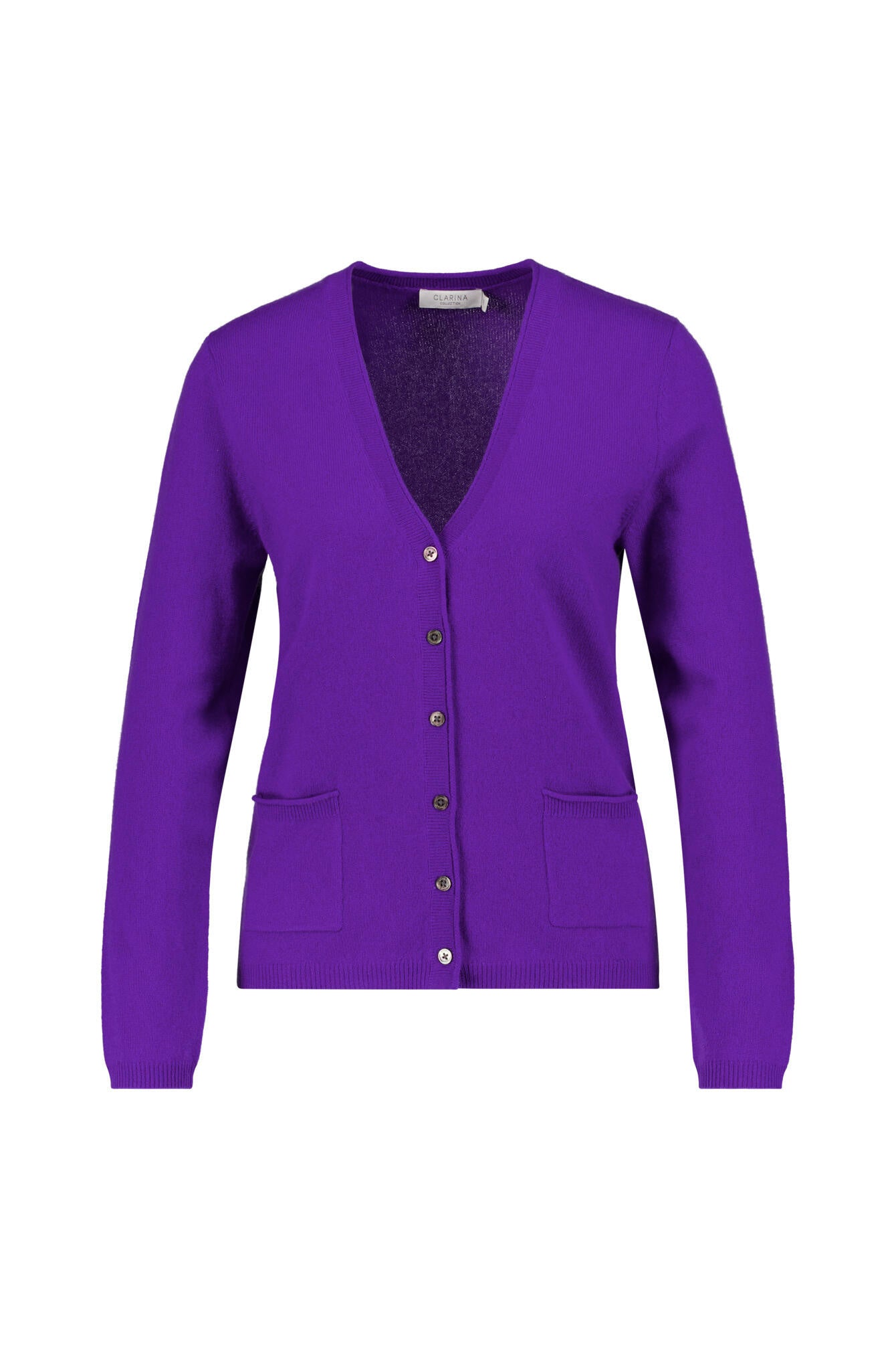 Strickjacke aus Kaschmir - 613 613 VIOLETT - Violett