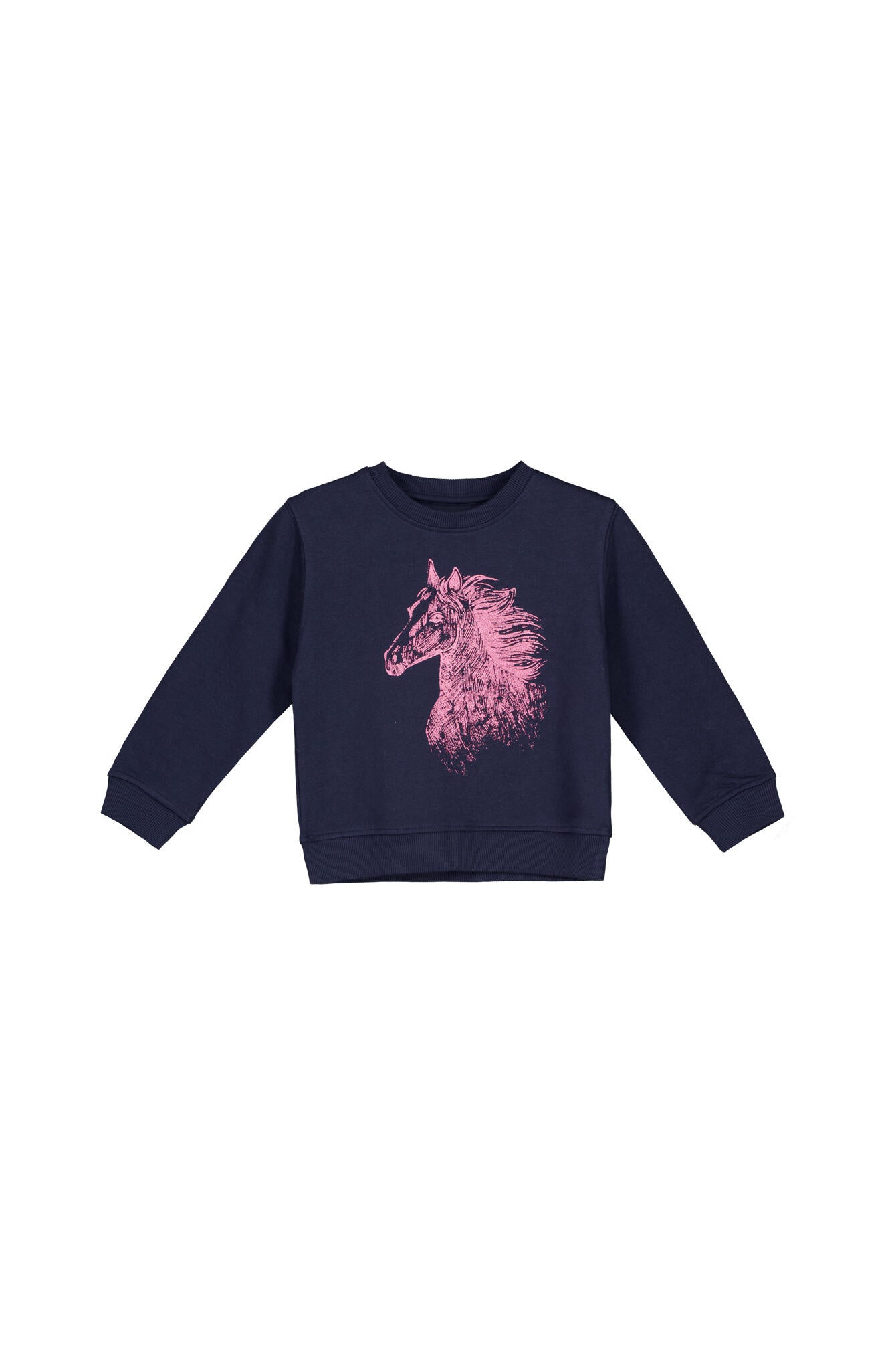 Sweatshirt mit Print - 603 MARINE - Blau