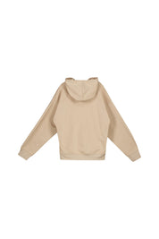 Sweathoodie aus Baumwollmix - 218 LIGHT CARAMEL - Beige