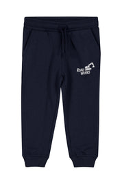 Jogginghose aus Baumwollmix - 615 DARK MARINE - Blau