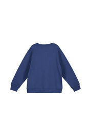 Sweatshirt aus Baumwollmix - 617 KOBALT - Blau