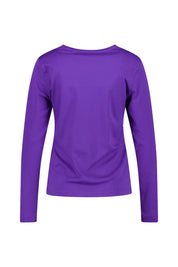 Langarmshirt aus Baumwolle - 613 613 VIOLETT - Violett