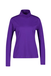 Langarmshirt mit Rollkragen - 613 613 VIOLETT - Violett