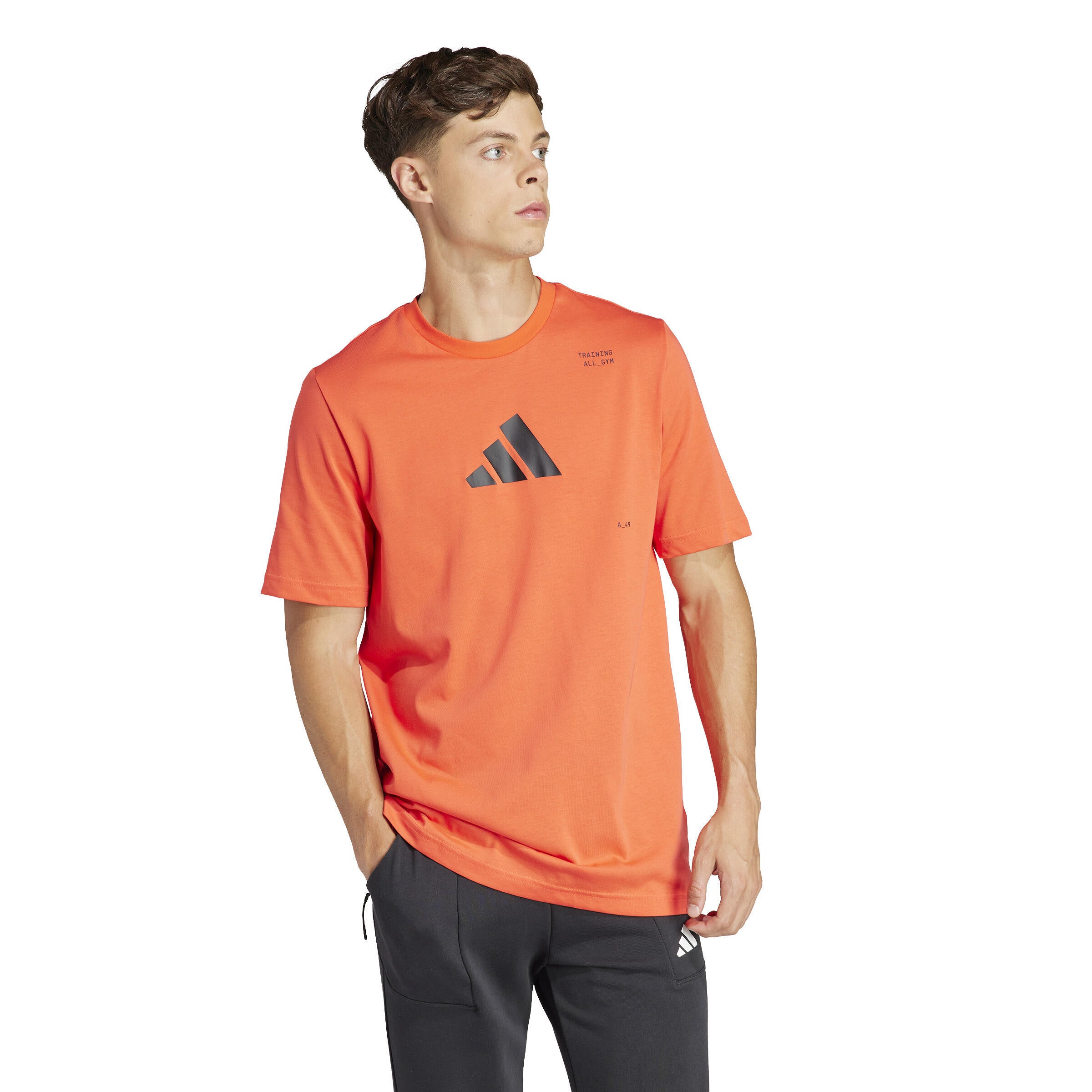 T-Shirt mit Print - BRIRED - Orange