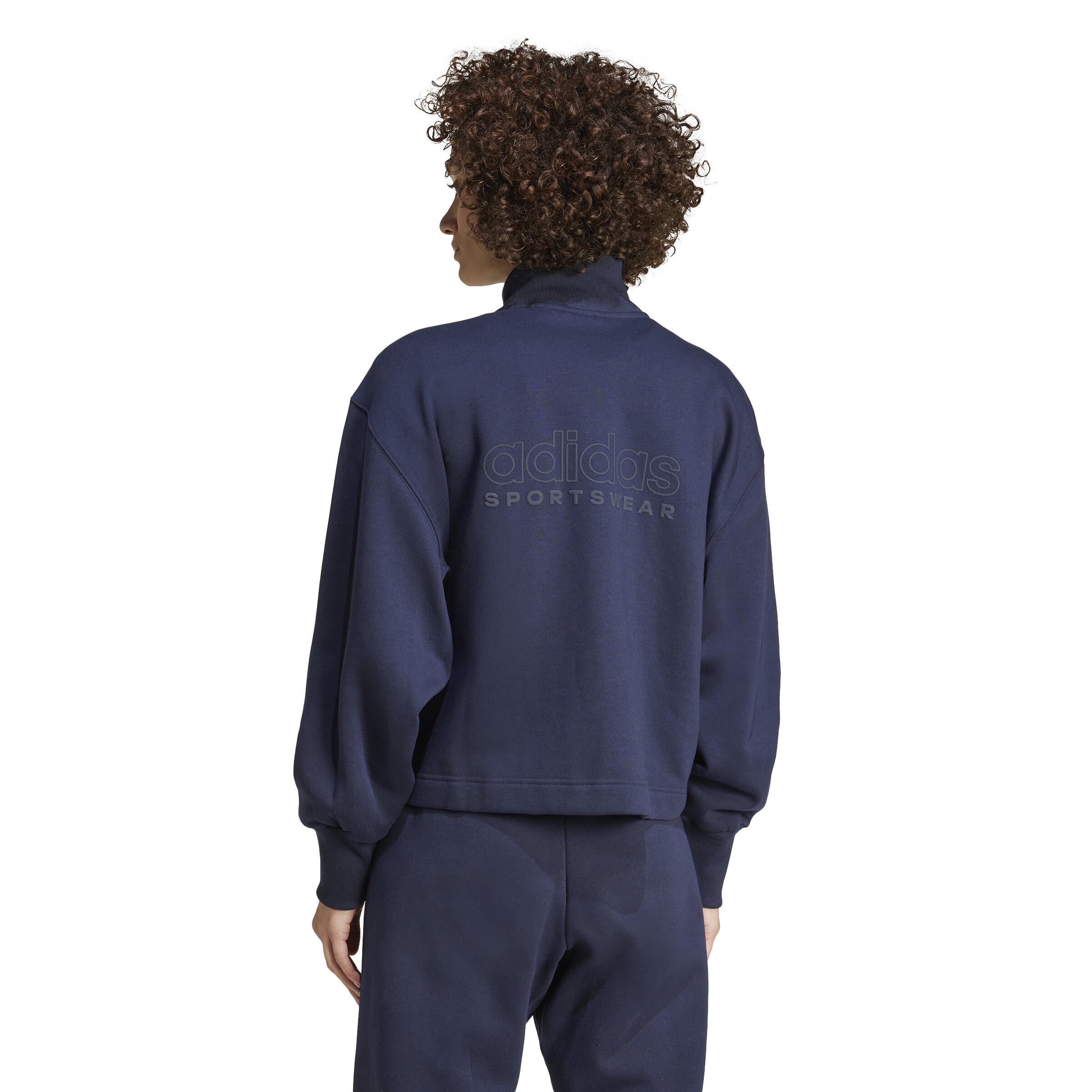 Sweatshirtjacke aus Baumwollmix - LEGINK - Blau