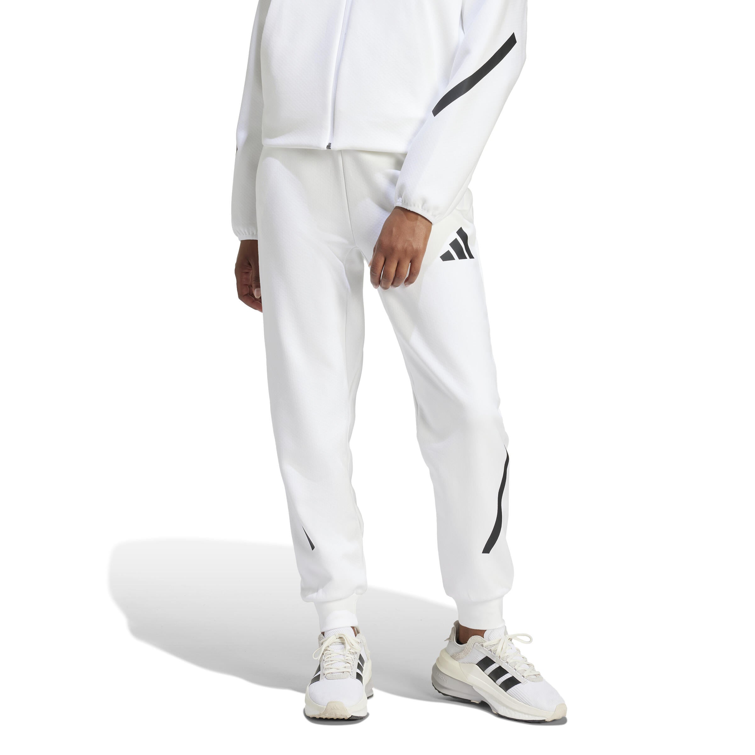 Jogginghose mit Logoprint - WHITE - Weiß