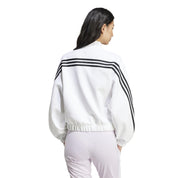 Sweatshirt mit 1/2 Zip - WHITE - Weiß