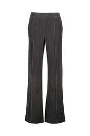 Cordhose Wide Leg - 935-moon rock - Grau