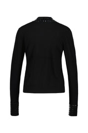 Langarmshirt aus Viskosemix - 999-black - Schwarz