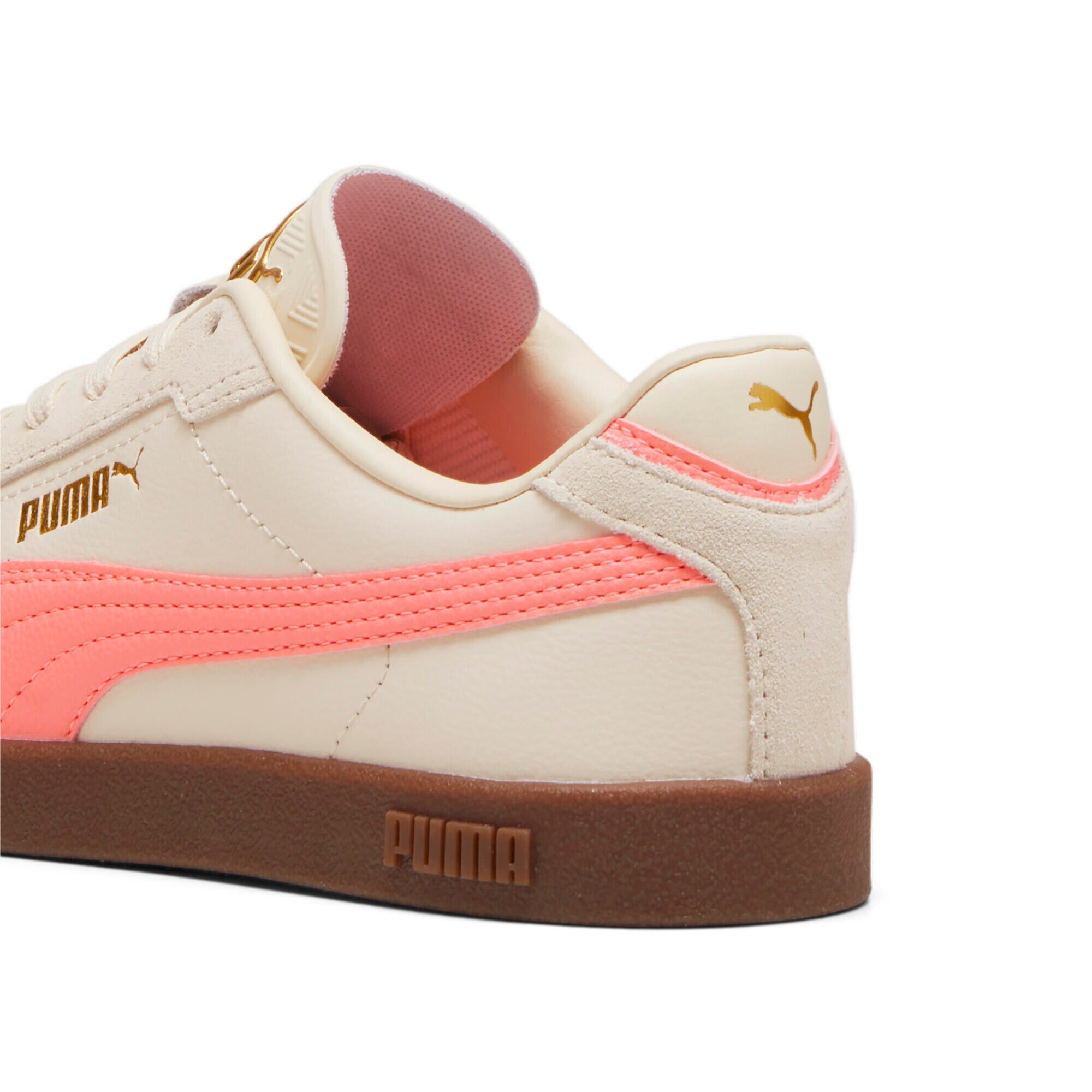 Sneaker Puma Club 2 Era - 010-Alpine Snow-Fluro Peach Pe - Beige