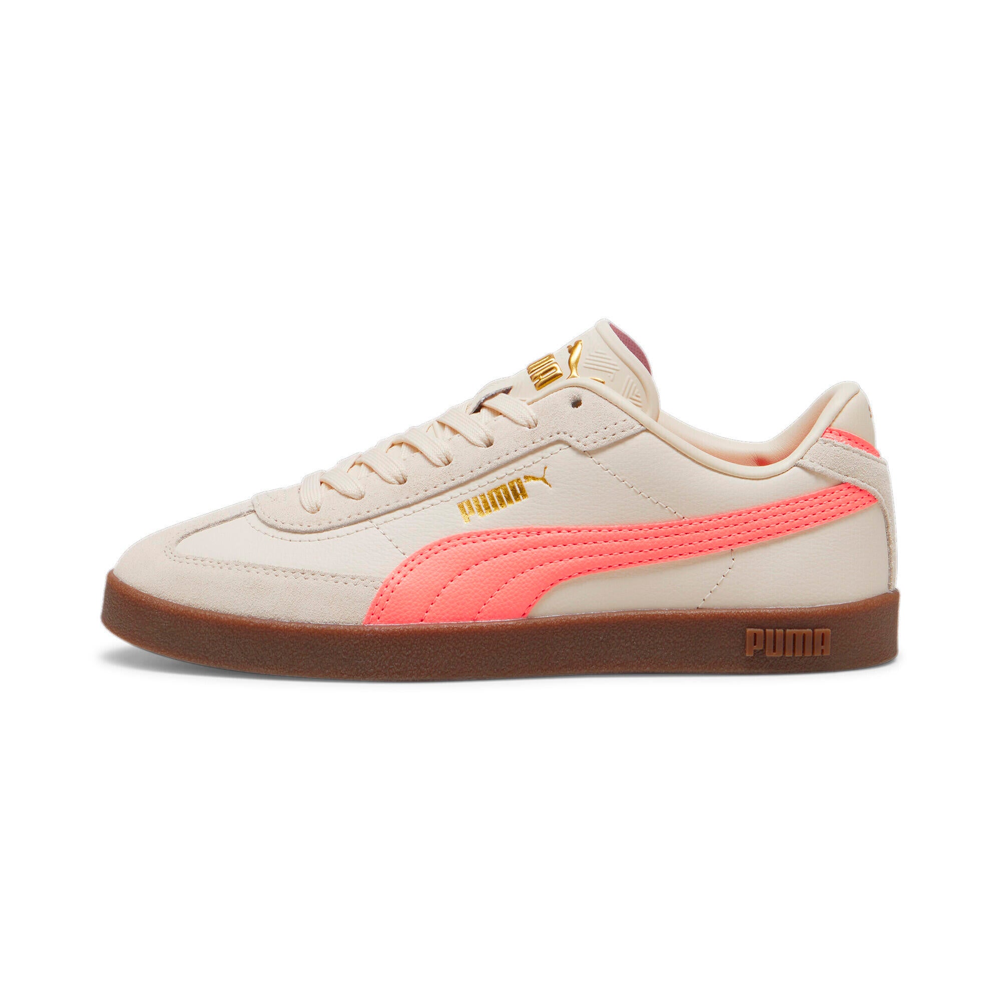 Sneaker Puma Club 2 Era - 010-Alpine Snow-Fluro Peach Pe - Beige