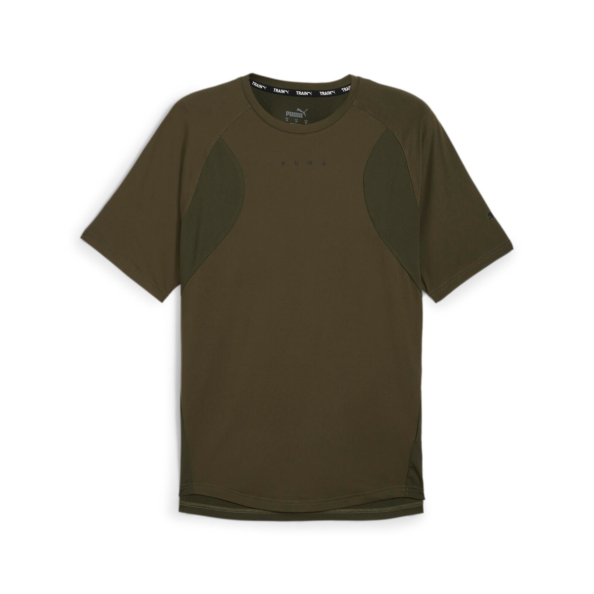 Funktionsshirt mit Blockfarben - 080-Dark Olive - Grün