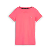 T-Shirt mit reflektierendem Logo - 016-Sunset Glow - Pink