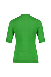 Strickshirt aus Viskose - 7443-GREEN - Grün