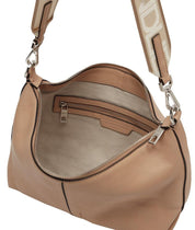 Schultertasche Paris Hobo S - 8448-BROWN - Beige | Braun