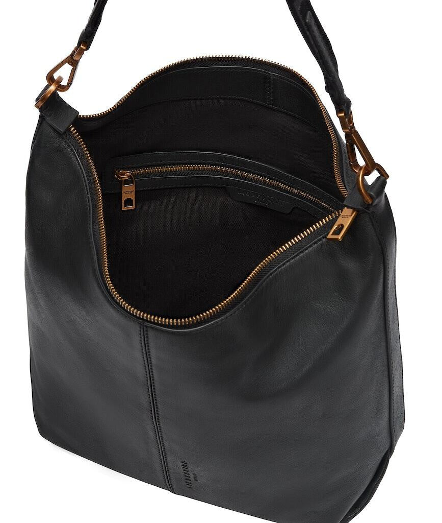 Paris Hobo Tasche - 9999-GREY/BLACK - Schwarz