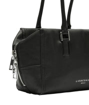 Schultertasche Kayla Satchel S - 9999-GREY/BLACK - Schwarz