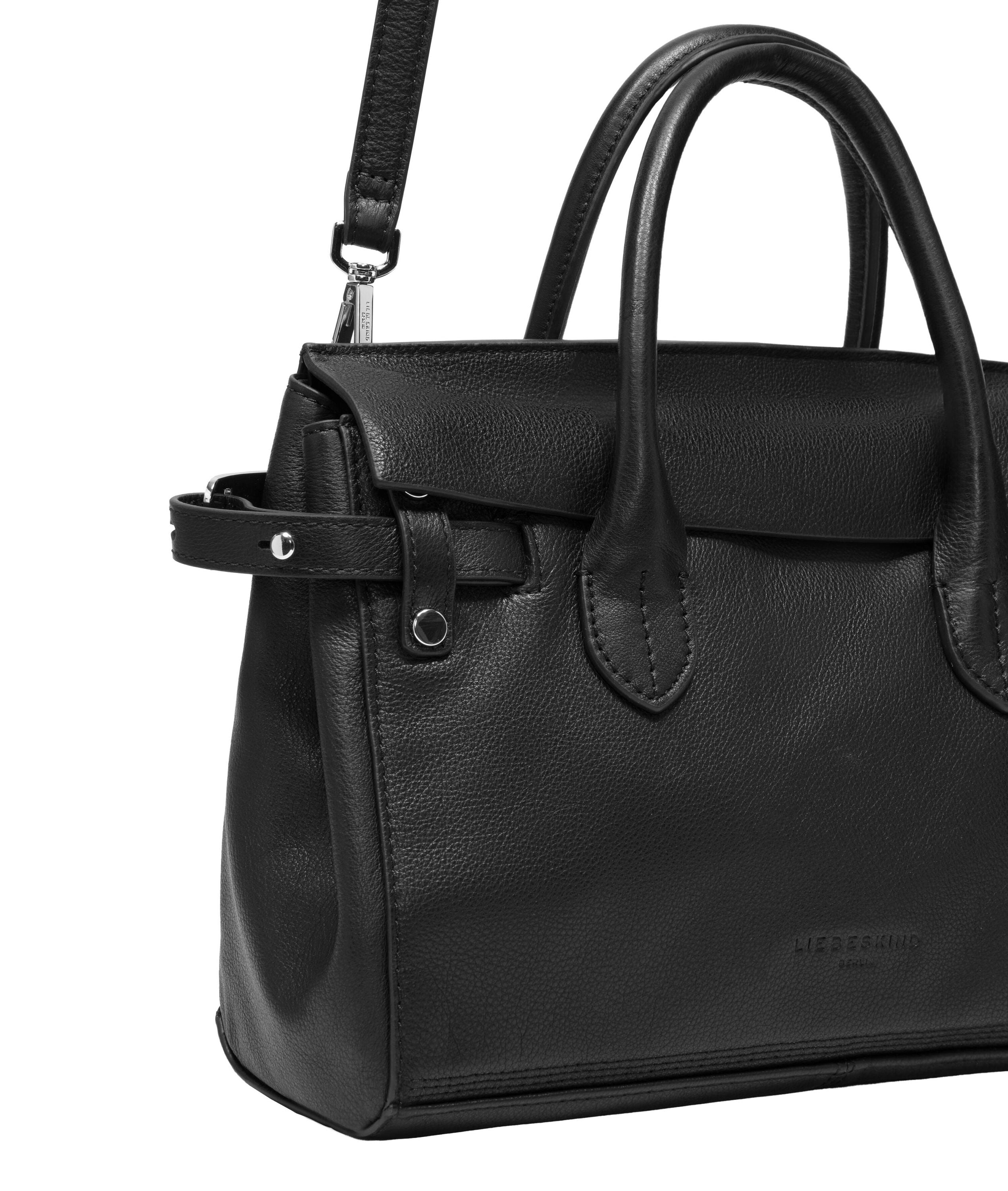 Handtasche Gloria Satchel M - 9999-GREY/BLACK - Schwarz