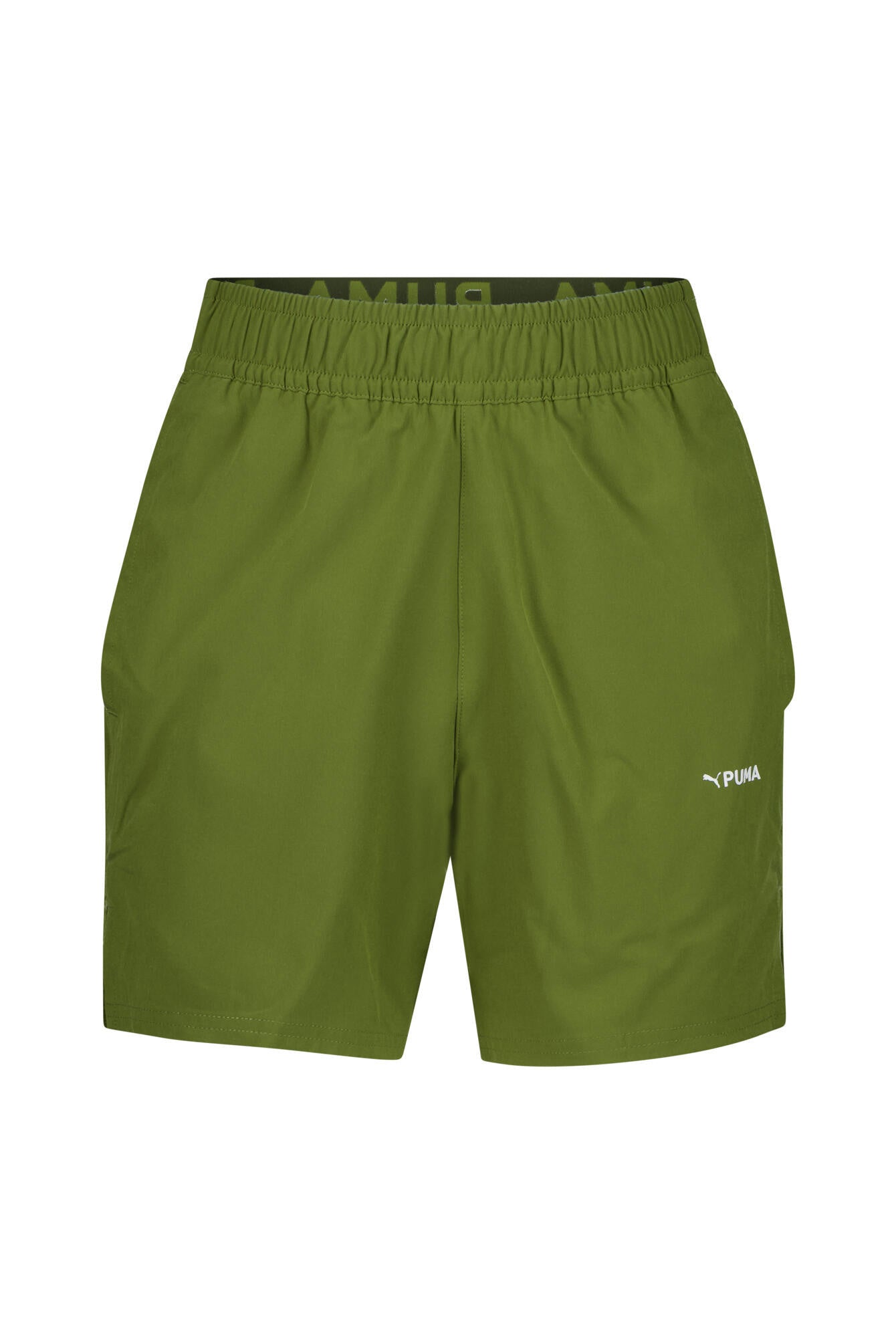 Trainingsshorts mit Logoprint - 033-OLIVE GREEN - Khaki