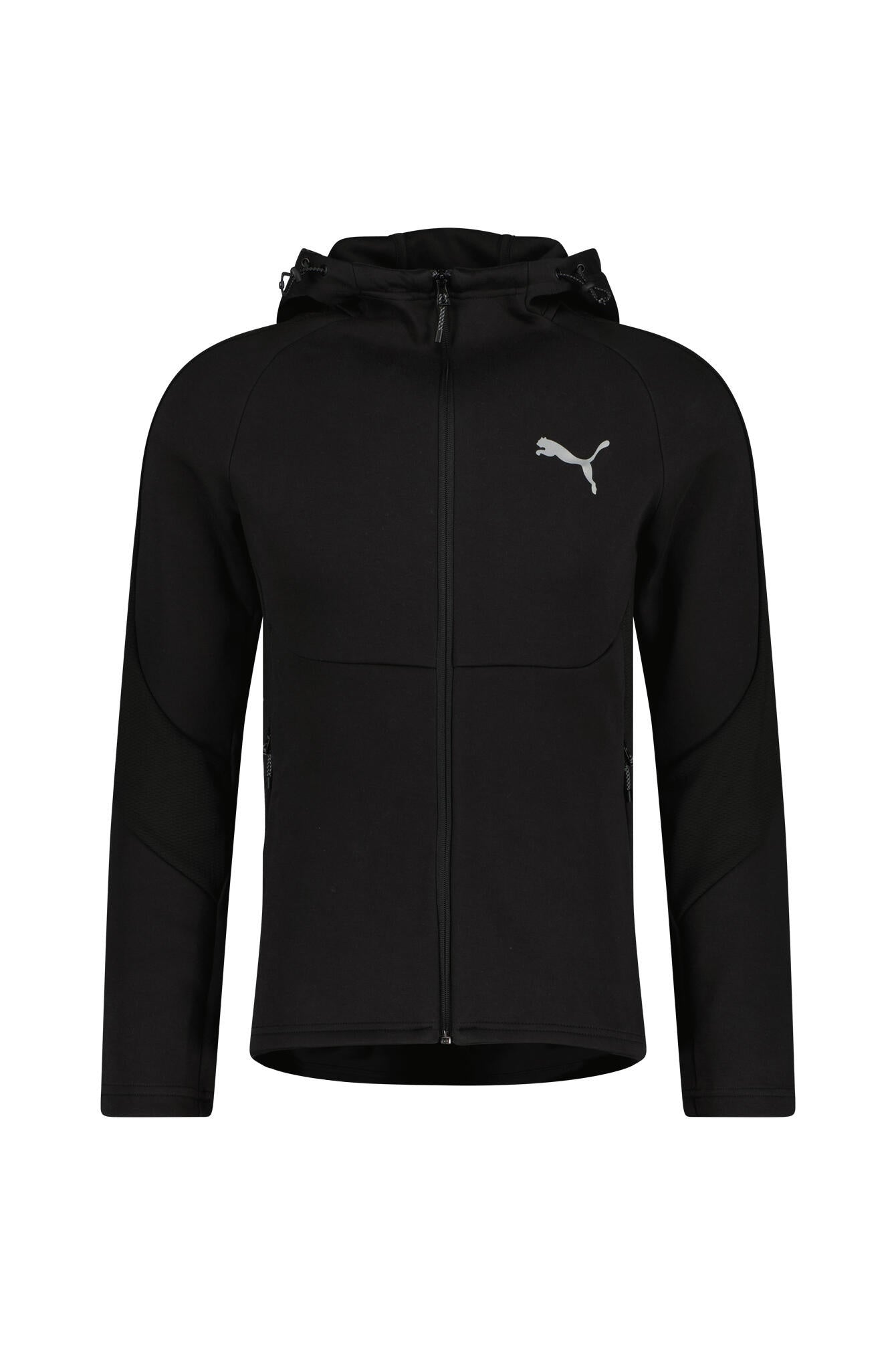 Sweatjacke mit Kapuze - 001-PUMA BLACK - Schwarz