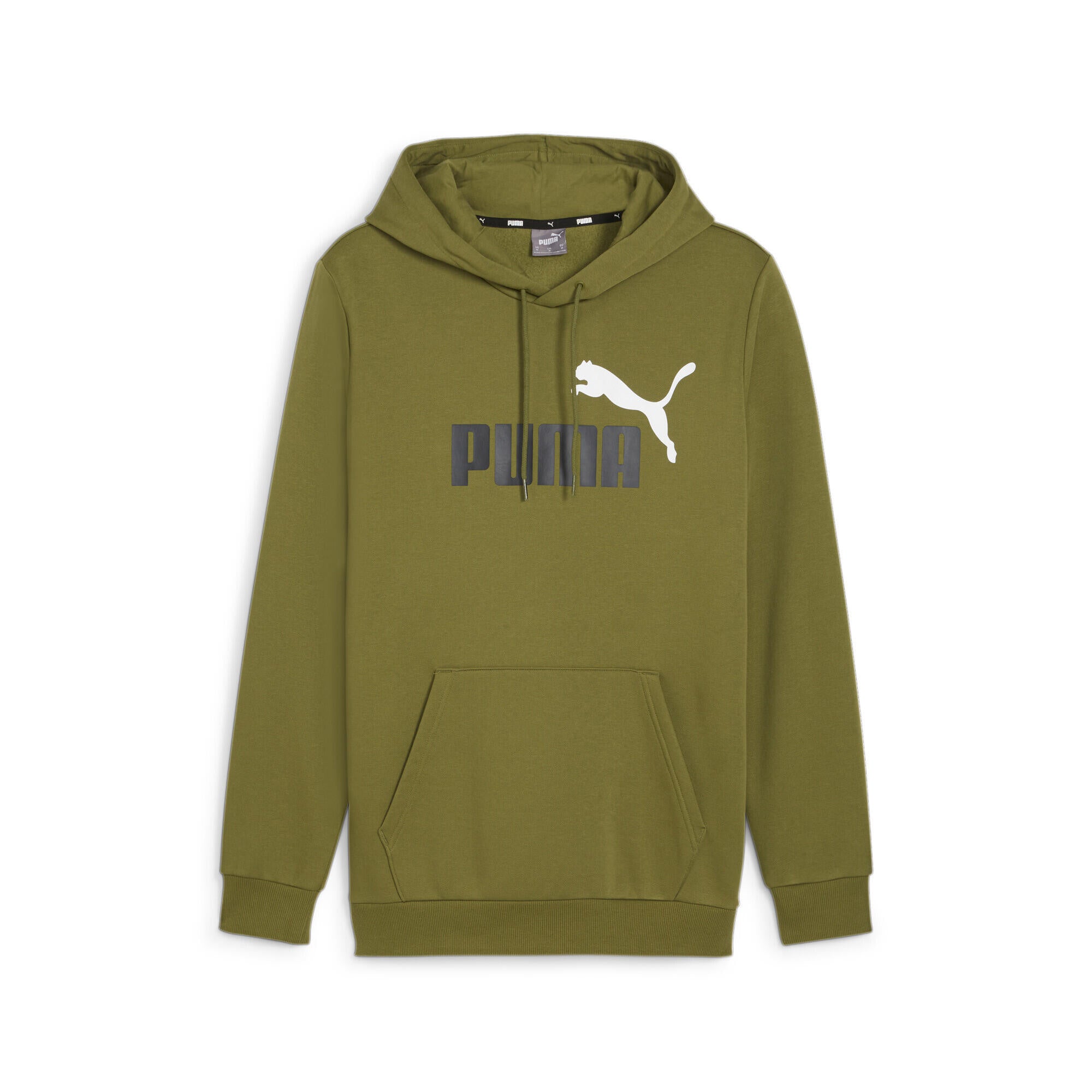 Hoodie aus Baumwollmix - 035-OLIVE GREEN - Grün