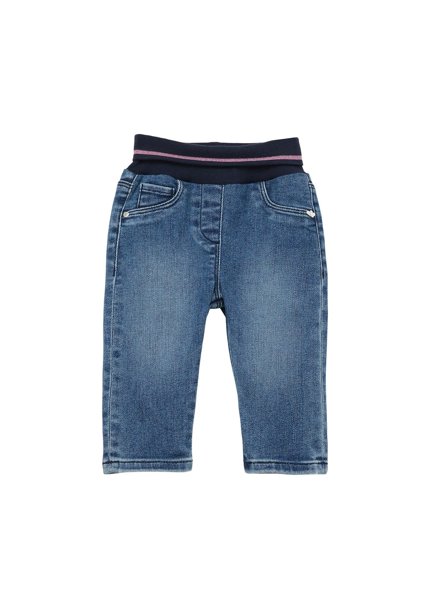 Jeans mit Umschlagbund - 54Z2-BLUE - Blau