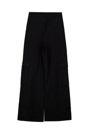 Wide Leg Jeans - 9999-GREY/BLACK - Schwarz