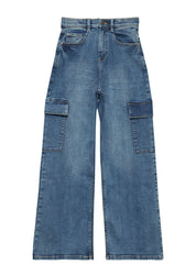 Cargo-Jeans - 55Z4-BLUE - Blau