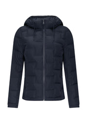 Steppjacke mit Kapuze - 5959-BLUE - Blau