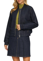 Bomberjacke in Jeans-Optik - 59Z8-BLUE - Blau