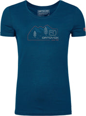 T-Shirt - 55901-petrol blue - Blau