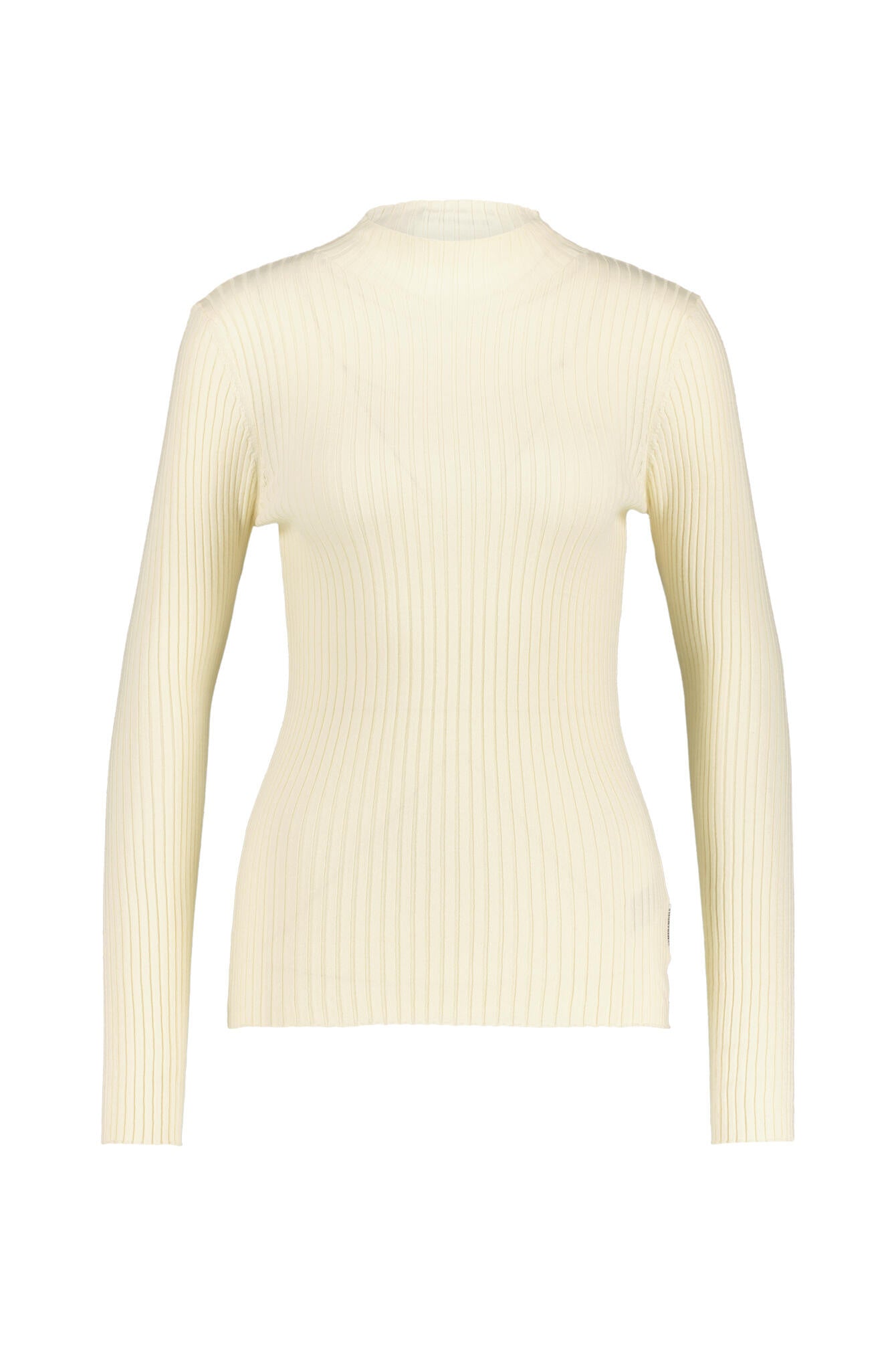 Rollkragenpullover aus Bio Baumwolle - 1609-oatmilk - Creme